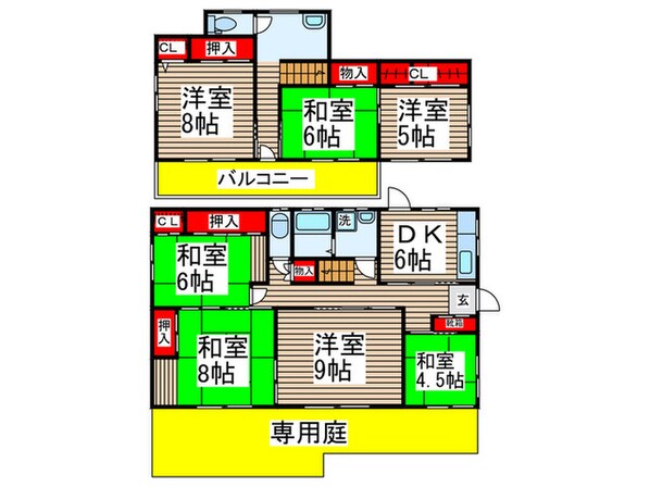 佐藤様貸家の物件間取画像